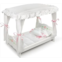 Badger Basket Toy Doll Bed with Canopy and Bedding for 20 inch Dolls - White Rose