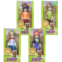 Mezco Toyz Scooby-Doo 10 Inch Living Dead Doll Set Velma Fred Daphne Shaggy, Multi-colored