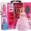 UCanaan 11.5 Inch Girl Doll and Closet Set with Clothes and Accessories Items Including Fashion Dolls, Dressand Many Other Accessories (Refer Picture Shows)，Best Gitfs for Girls Ch