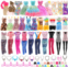 BARWA 42 Pack Doll Clothes and Accessories 5 PCS Fashion Dresses 5 Tops 5 Pants Outfits 6 PCS Mini Dresses 10 Shoes 6 Necklace 10 Hangers for 11.5 inch Doll