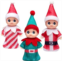 JOYIN 3 Pcs Tiny Doll Toy Colorful Vinyl Face Plush Dolls Accessories Tiny Doll of Girl for Accessories and Props, Advent Calendars and Stocking Stuffers