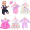 Ebuddy 6 Sets Doll Clothes Outfits for 14 to 16 Inch Baby Dolls, 15 Inch Baby Dolls and 18 inch Girl Doll