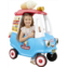 Little Tikes Cozy Ice Cream Truck, Coupe Ride On Car, Kid and Parent Powered, Truck Music, Including Accessories- Gift for Kids, Toy Girls Boys Ages 1.5 to 5 Years Old