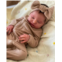 Angelbaby 19 inch Real Looking Reborn Baby Girl Dolls Laura Realistic Sleeping Newborn Doll Soft Silicone Real Baby Feel Bebe Reborn Child Doll Toys