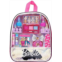 Barbie - Townley Girl 15 Pcs Makeup Filled Backpack Cosmetic Gift Set with Mirror Includes Lip Gloss, Nail Polish, Hair Bow & More! for Kids Girls, Ages 3+ Perfect for Parties, Sle