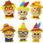 4Es Novelty Scarecrow Thanksgiving Crafts for Kids (12 Pack) Foam Self Adhesive, Crafts for Kids Bulk with Magnet, DIY Party Favors Activity for Ages 3-12