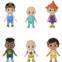 CoComelon Official Friends & Family, 6 Figure Pack - 3 Inch Character Toys - Features Two Baby JJ Figures (Tee and Onesie), Tomtom, YoYo, Cody, and Nina - Toys for Babies and Toddl