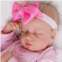Aori 2.0 Lifelike Reborn Baby Dolls - 20-Inch Sweet Smile Real Life Realistic-Newborn Sleeping Baby Girl with Toy Accessories Gift Set for Kids Age 3+