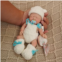 MYREBABY Lifelike Reborn Baby Doll - 7 Mini Full Platinum Silicone Realistic Newborn Baby Doll, Non-Vinyl Doll, Washable Reality Doll Baby with Feeding Kit & Gift Box-Boy
