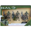 HALO 4” 3 Figure Pack Assortment - UNSC Marines with Weapons Fans - Build Your Universe - Amazon Exclusive