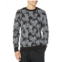 Good Man Brand Floral Jacquard Crew Sweater