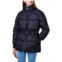 Bernardo Fashions Herringbone Heavy Puffer Jacket with Cinched Waist