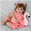 Aori 2.0 Reborn Baby Doll - 22 Inch Realistic Baby Doll Girl, Lifelike Baby Doll, Soft Weighted Body Like Real Newborn Baby, Reborn Dolls with Flamingo Toy Gifts Set for Kids Age 3