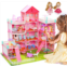 CUTE STONE Huge Doll House Dollhouse with Light, Gift for Girls