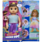 Baby Alive Princess Ellie Grows Up! Brown Hair, Interactive Doll with Accessories, Toys for 3+ Years Old Girls and Boys, 18-Inch