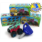 Hot Wheels Monster Trucks Mini Mystery Trucks with Key Launcher (Assorted Series) Blind Box Gift Set Party Bundle - 3 Pack