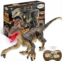 Nature Bound RC Dinosaur Toy: 18-Inch Velociraptor Lights Up, Roars, Walks Forward, Back, Left & Right, Has Built-in Rechargeable Battery for 1 Full Hour of Play, Includes Controller & USB Cabl