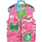 Nature Bound Explorer Kids Cargo Vest for Fishing, Troops, Boating, Outdoor Play, or Safari Costume. Pink Camouflage Print with Four Pockets, Fits Most Girls Ages 5 - 8, (Model: NB