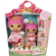 Lalaloopsy Sew Royal Princess Party- 4 Dolls + 3 Pets Including Crumpet & Teacup Hearts (Large+Little+Minis) Tiara with Reusable Castle Playset- Toy for Kids, Toys for Girls Ages 3