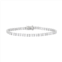 Designs by Gioelli Sterling Silver Lab-Created White Sapphire Tennis Bracelet