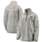 G-III Womens Gray New York Giants Sherpa Quarter-Zip Pullover Jacket