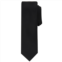Mens Bespoke Black Solid Sateen Skinny Tie