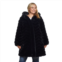 Plus Size Gallery Hooded Faux-Fur Walker Jacket