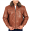 Big & Tall Franchise Club Leather Aviator Jacket