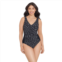 Womens Trimshaper Cosmic Dots Allover Control One-Piece Swimsuit
