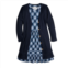 Girls 4-16 Knit Works Tiered Dress & Button-Down Knit Cardigan Set in Regular & Plus Size