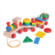 Popfun Wooden Stacking Train for Toddlers