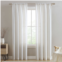 Beatrice Home Fashions Monroe Light Filtering Pole Top Set of 2 Window Curtain Panels