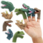 Blue Panda 10 Pack Dinosaur Finger Puppets Toys for Kids, 5 Assorted Designs