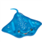 Swimline 88 Dark Blue Manta Ray Ride-On Swimming Pool Inflatable Raft
