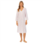 Womens Carole Hochman Cotton 3/4 Sleeve Nightgown
