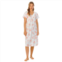 Womens Carole Hochman Cotton Flutter Sleeve Nightgown