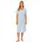 Womens Carole Hochman Cotton Short Sleeve Nightgown