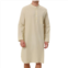 Lars Amadeus Mens Cotton Nightshirt Long Sleeve Sleepwear Pajama Dress