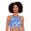 Womens Eco Beach Strappy Back Longline Bikini Top