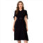 ALLEGRA K Womens Business Casual Shirt Dress Short Sleeve Pocket Belted Button Down Midi Dresses