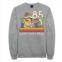 Big & Tall Nintendo Super Mario Bros Distressed Portrait Logo Fleece Sweatshirt
