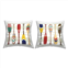 Stupell Home Decor Lake House Oars Various Patterned Boat Paddles Throw Pillow
