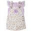 Baby & Toddler Girl Little Lass Floral Print Overall Shorts & Flutter Sleeve Top Set