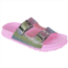 Elli by Capelli Girls Ombre Glitter Slide Sandals