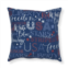Americana Blue Tapestry USA Square Throw Pillow