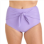 Calypsa LLC Womens High Waisted Bikini Bottom With Front Tie