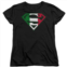 Licensed Character Superman Italian Shield Short Sleeve Womens T-shirt