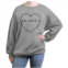 Juniors Friends Heart Logo Graphic Fleece Pullover
