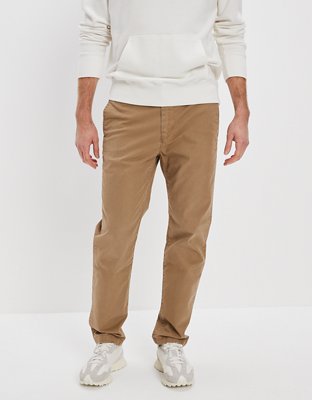 American Eagle AE Flex Athletic Straight Lived-In Khaki Pant