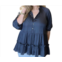 Current air haley blouse in blue